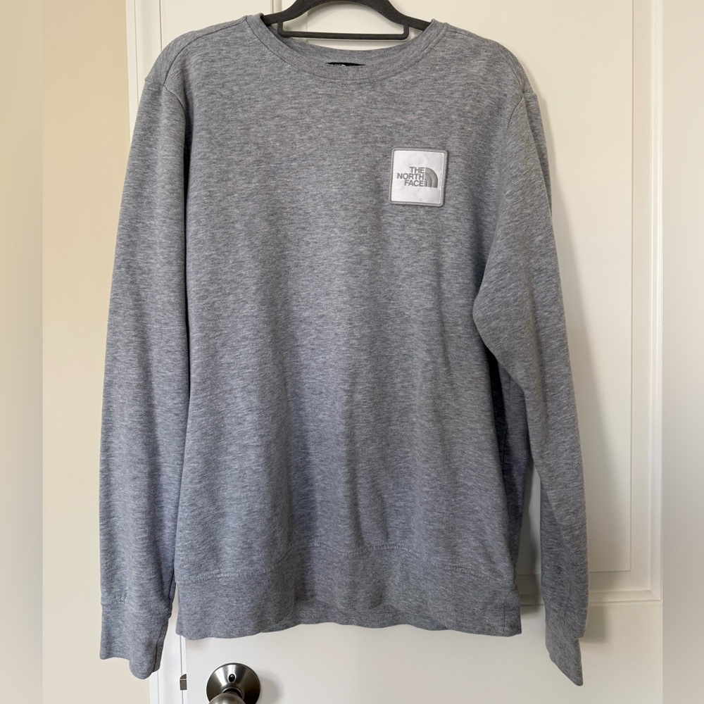 The North Face Men's Crewneck in Heather Gray